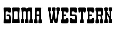 Goma Western Font Image
