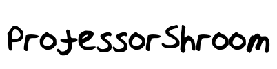 ProfessorShroom Font Image