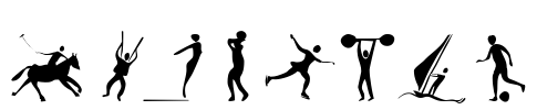 Sportive Font Image