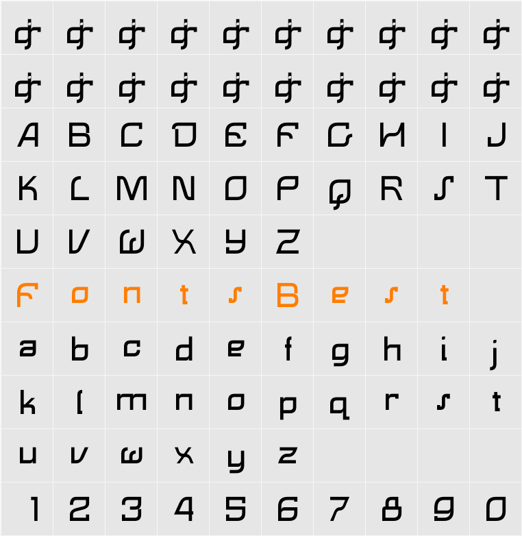 Lemon Character Map