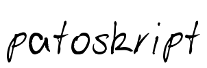 patoskript Font Image