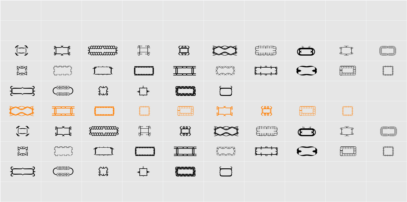 Elegance two Character Map