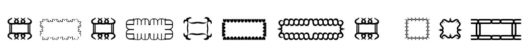 Elegance two Font Image