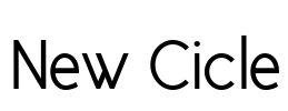 New Cicle Font Image