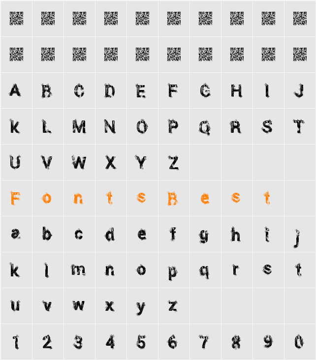 EightiesLocker Character Map