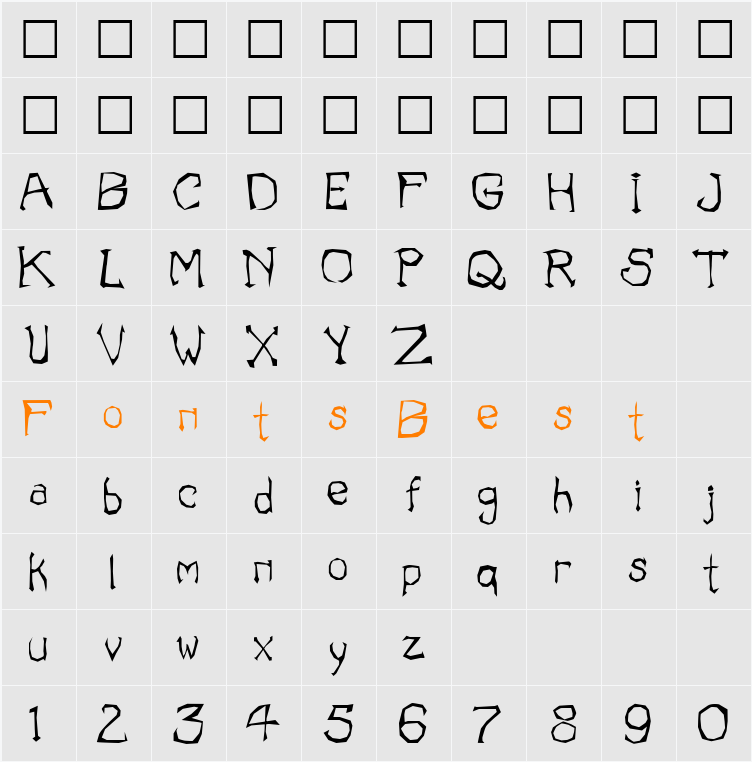 ILL oMen Character Map