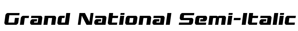 Grand National Semi-Italic