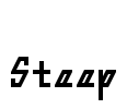 Steep Font Image