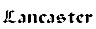 Lancaster Font Image