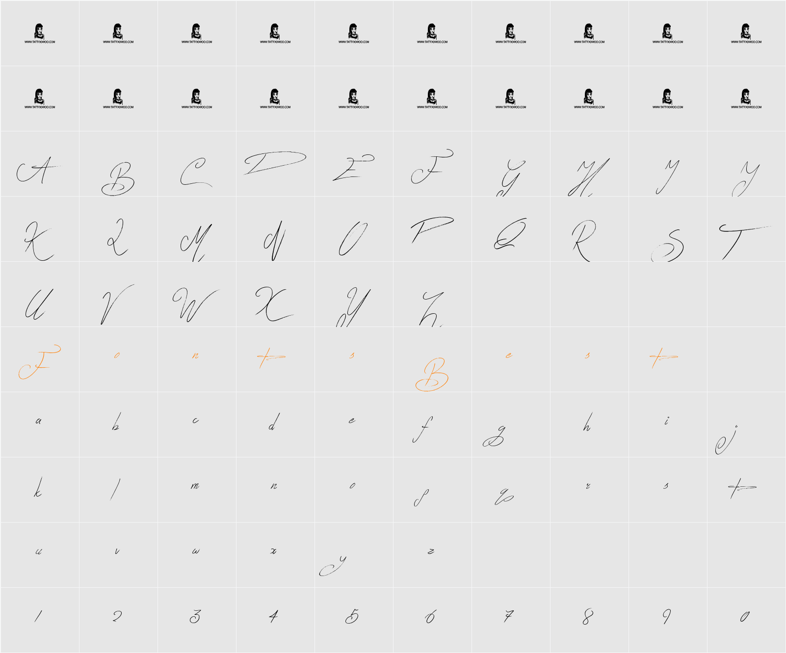 Zentaiges Character Map