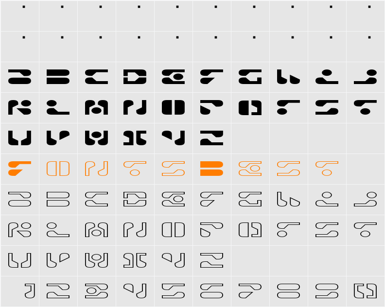 TOILET dsnp Character Map