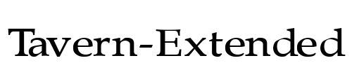 Tavern-Extended Font Image