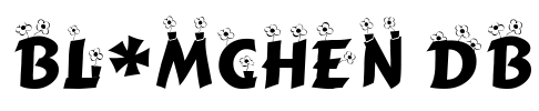 Bl*mchen DB Font Image