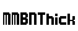 MMBNThick Font Image