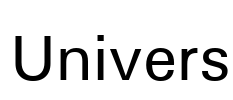 Univers Font Image