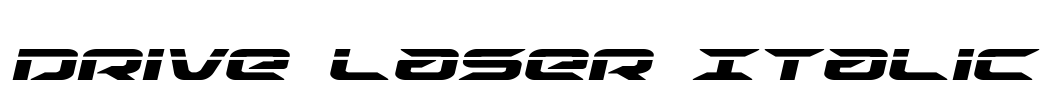 Drive Laser Italic