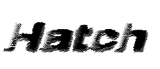 Hatch Font Image