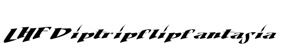 LHF Diptripflipfantasia Font Image