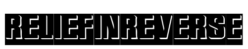 ReliefInReverse Font Image