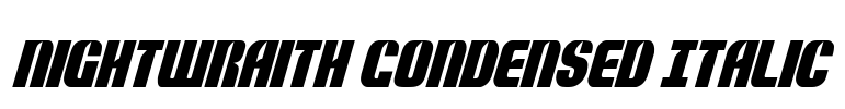 Nightwraith Condensed Italic