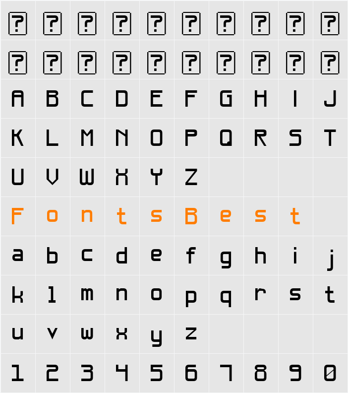 Effective Way 7 Character Map