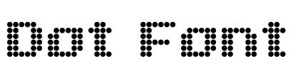 Dot Font Font Image