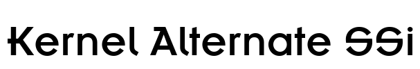 Kernel Alternate SSi Font Image