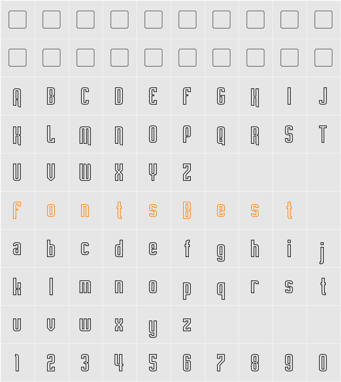 Empanada Outline Character Map