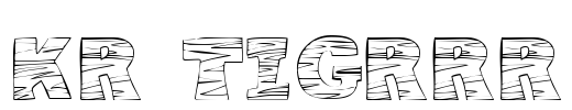 KR Tigrrr Font Image