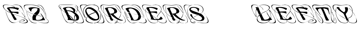 FZ BORDERS 11 LEFTY Font Image