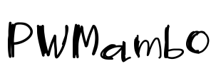 PWMambo Font Image