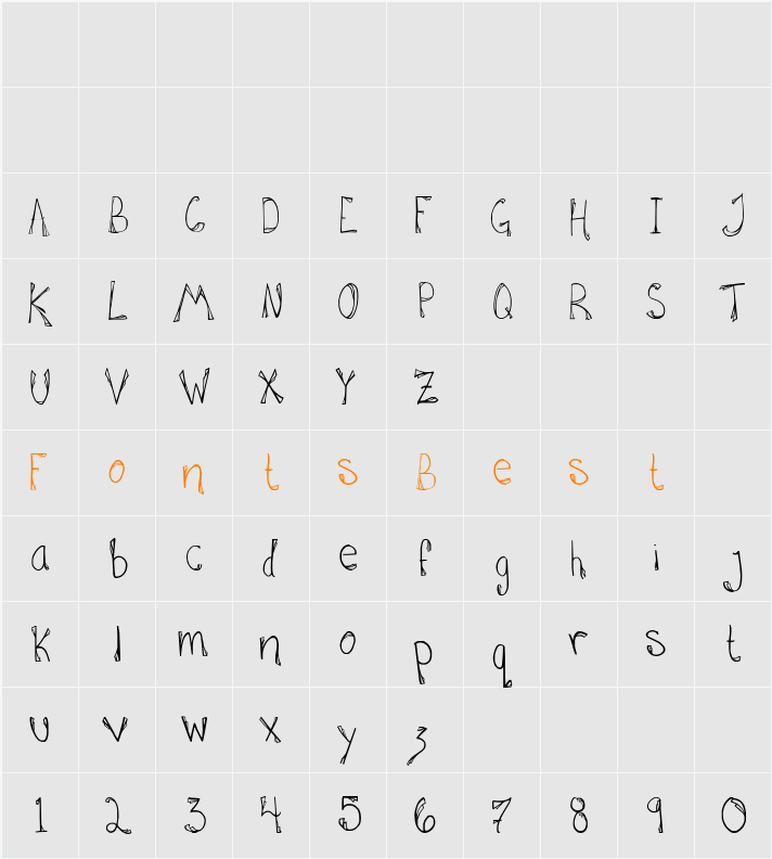 Hannah Added Some Flare Character Map
