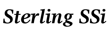 Sterling SSi Font Image