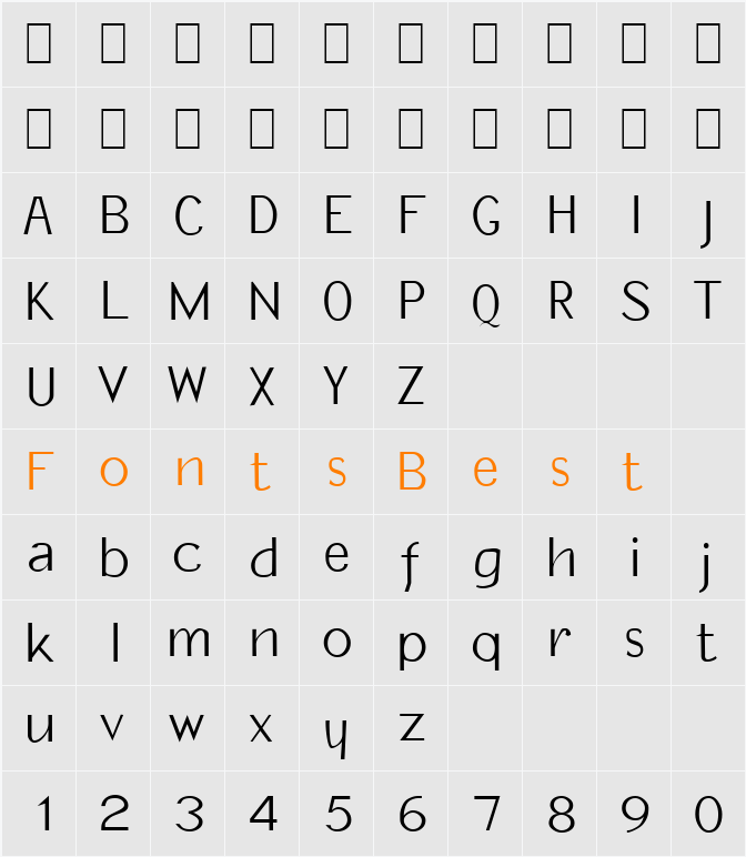 Paresis Character Map