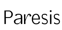 Paresis Font Image
