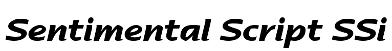 Sentimental Script SSi Font Image