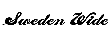 Sweden Wide Font Image