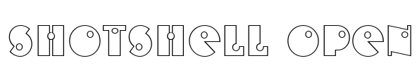 ShotShell Open Font Image
