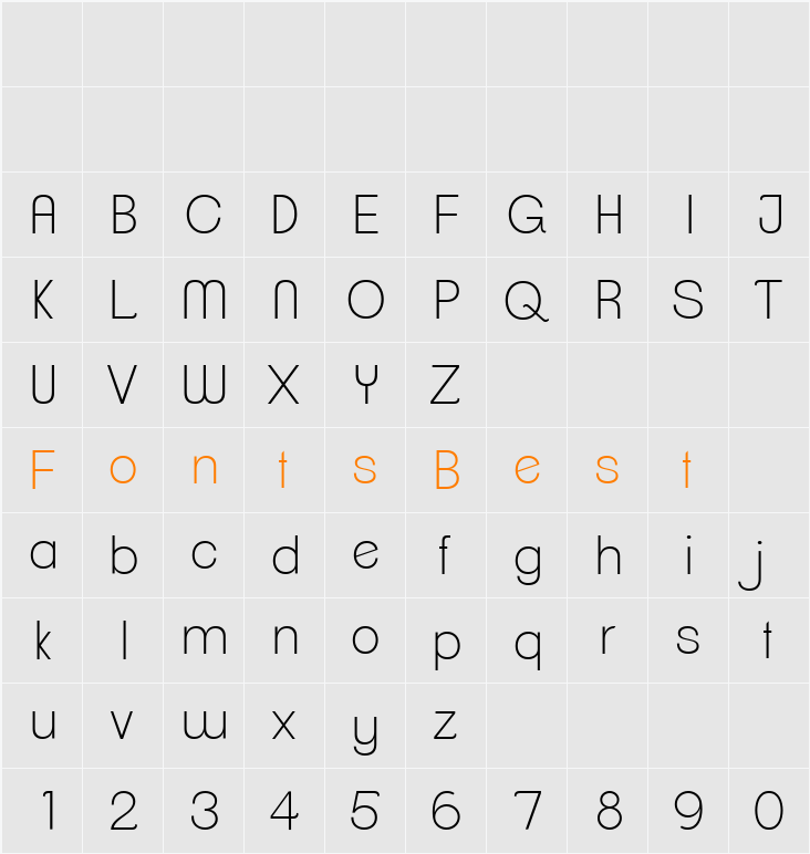 ClementePDac Character Map