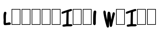 Lettering1 Weird Font Image