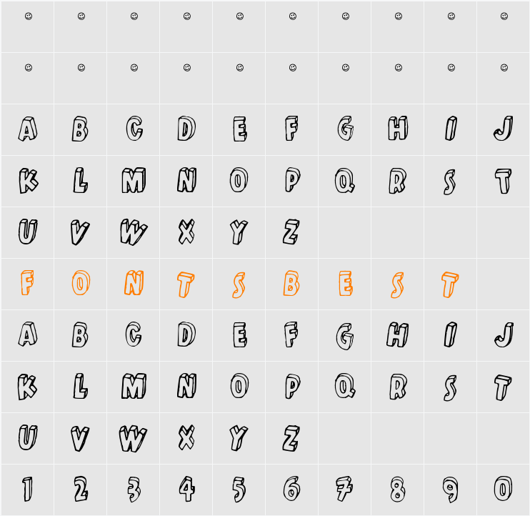 Kulminoituva Character Map