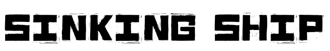 Sinking Ship Font Image