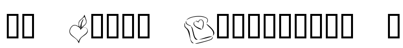 KR Cuori Divertenti 3 Font Image