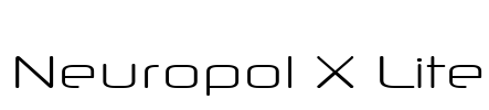 Neuropol X Lite Font Image