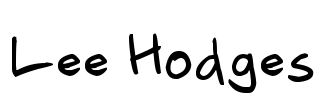 Lee Hodges Font Image