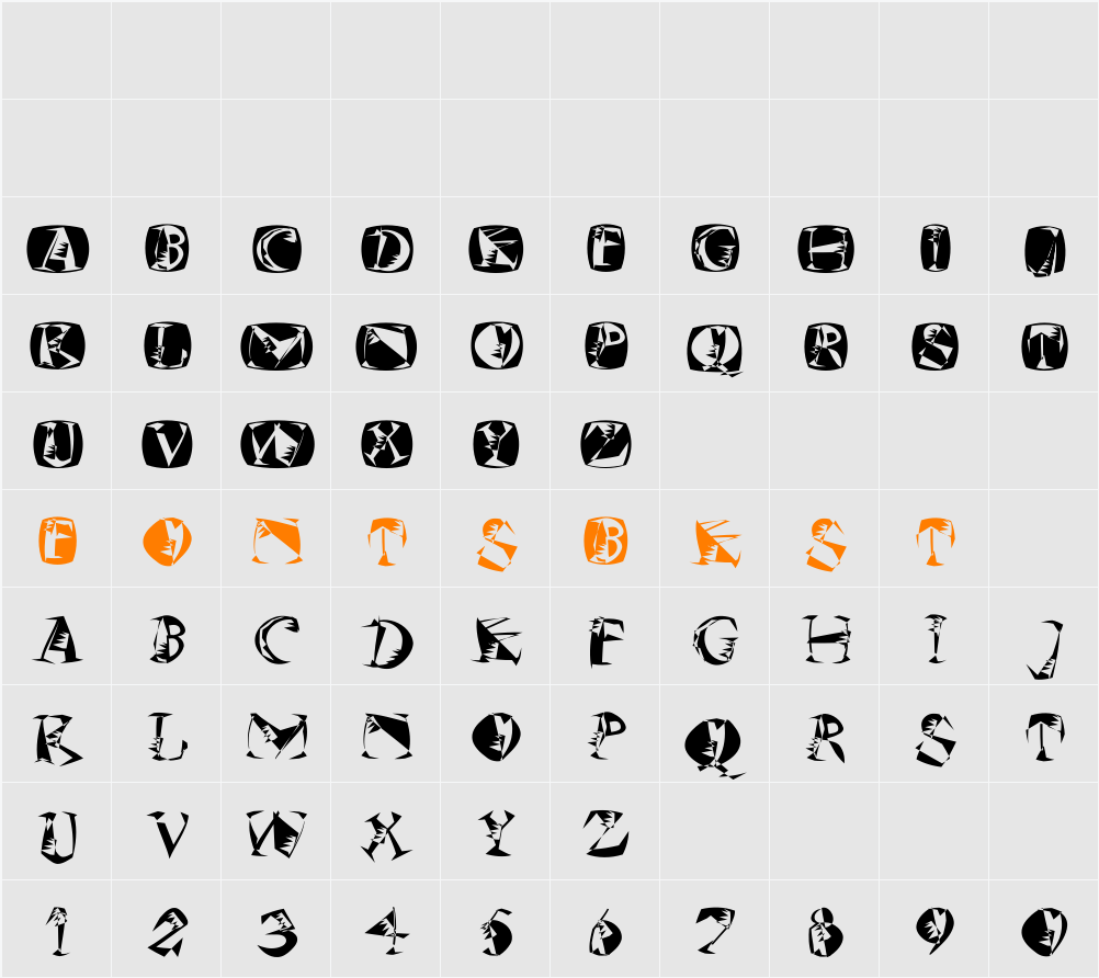 MKSzene Character Map