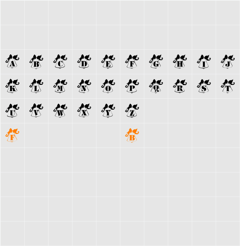 ryp_xmasbells Character Map