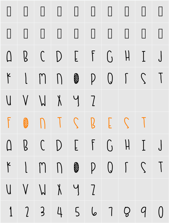 TarracottaWarrior Character Map