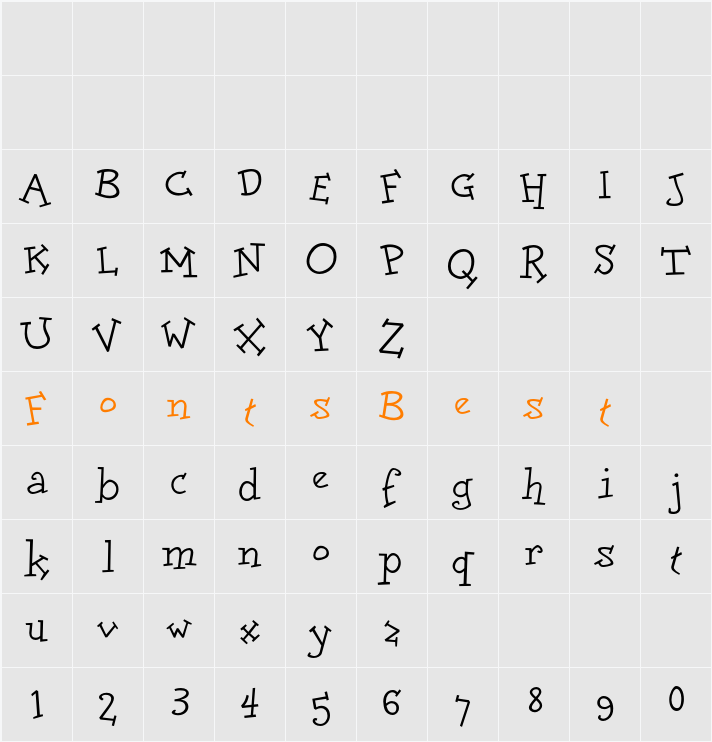 DoloresCyr Character Map