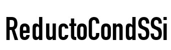 ReductoCondSSi Font Image